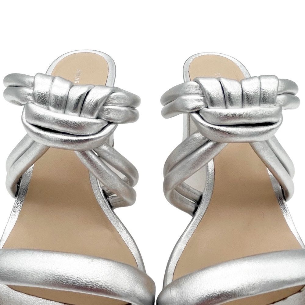 Stuart Weitzman Twist 75 Knot Block Heel Sandal M… - image 2